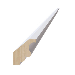 HF - CM2: Frost White Shaker 96"W x 2"H x 2 - 1/2"D Crown Molding - homecabinets