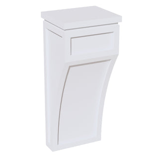 HF - CML: Frost White Shaker 5 - 1/4"W x 12 - 1/2"H x 4 - 1/2"D Large Corbel - homecabinets