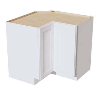 HF - LSB33: Frost White Shaker 33" 2 Doors Lazy Susan Corner Base Cabinet - homecabinets