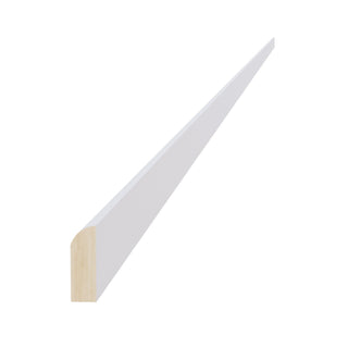 HF - SM8 - S: Frost White Shaker 96"W x 3/4"H x 1/4"D Scribe Molding - homecabinets