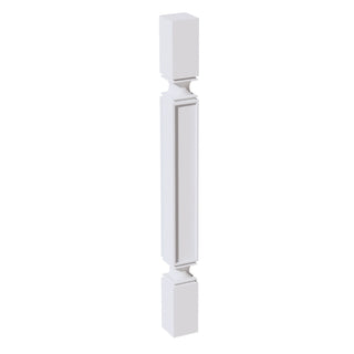 HF - SP336: Frost White Shaker 03"W x 36"H x 03"D Square Roman Pillar - homecabinets