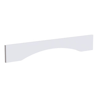 HF - VAR36: Frost White Shaker 36"W x 5 - 1/2"H x 3/4"D Arched Valance - homecabinets