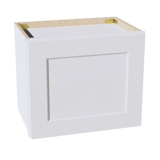 HF - W1815: Frost White Shaker 18"W x 15"H 1 Door Standard Wall Bridge Cabinet - homecabinets