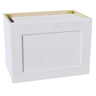 HF - W2115: Frost White Shaker 21"W x 15"H 1 Door Standard Wall Bridge Cabinet - homecabinets