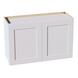 HF - W3321: Frost White Shaker 33"W x 21"H 2 Doors Standard Wall Bridge Cabinet - homecabinets