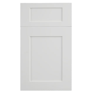 HF - WRH3636: Frost White Shaker 36"W x 36"H Wood Wall Mounted Range Hoods - homecabinets