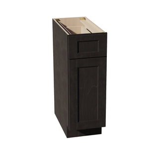 HG - B12: Dark Gray Shaker 12" 1 Drawer 1 Door Standard Base Cabinet - homecabinets