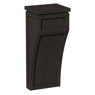 HG - CML: Dark Gray Shaker 5 - 1/4"W x 12 - 1/2"H x 4 - 1/2"D Large Corbel - homecabinets