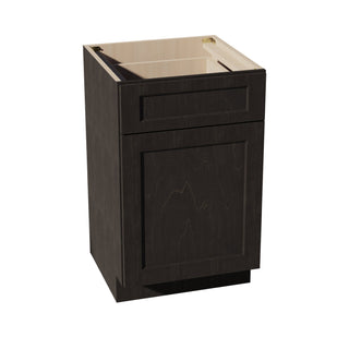 HG - VB2121: Dark Gray Shaker 21"W x 34 - 1/2"H x 21"D 1 Door & 1 Drawer Single Door Vanity Base Cabinets - homecabinets