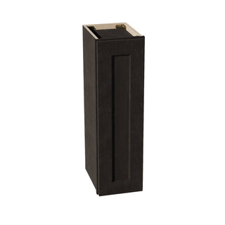 HG - W0930: Dark Gray Shaker 09"W x 30"H 1 Door & 2 Shelves Standard Wall Cabinet - homecabinets