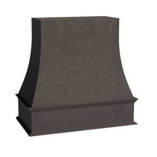 HG - WRH3636: Dark Gray Shaker 36"W x 36"H Wood Wall Mounted Range Hoods - homecabinets