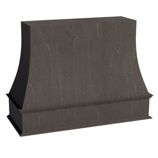 HG - WRH3648: Dark Gray Shaker 36"W x 48"H Wood Wall Mounted Range Hoods - homecabinets