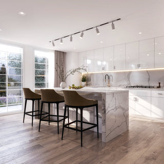 High Glossy White 10x10 Kitchen - homecabinets