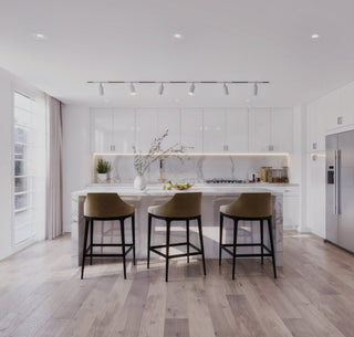 High Glossy White 10x10 Kitchen - homecabinets