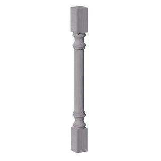 HLG - RP336: Light Gray Shaker 03"W x 36"H x 03"D Round Roman Pillar - homecabinets