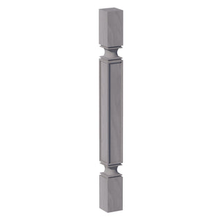 HLG - SP336: Light Gray Shaker 03"W x 36"H x 03"D Square Roman Pillar - homecabinets