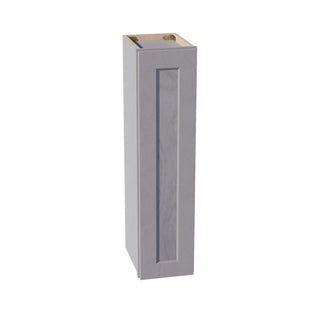 HLG - W0936: Light Gray Shaker 09"W x 36"H 1 Door & 2 Shelves Standard Wall Cabinet - homecabinets