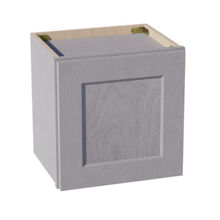 HLG - W1515: Light Gray Shaker 15"W x 15"H 1 Door Standard Wall Bridge Cabinet - homecabinets