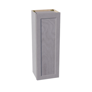 HLG - W1542: Light Gray Shaker 15"W x 42"H 1 Door & 3 Shelves Standard Wall Cabinet - homecabinets