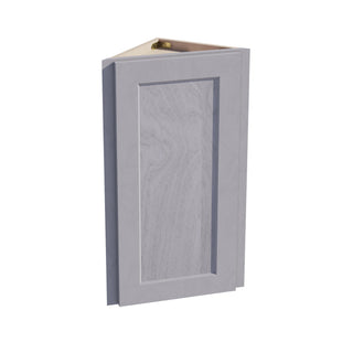 HLG - WAE1230: Light Gray Shaker 12"W x 30"H x 12"D 1 Door & 2 Shelves Wall Angle End Cabinet - homecabinets