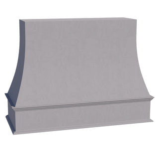 HLG - WRH3648: Light Gray Shaker 36"W x 48"H Wood Wall Mounted Range Hoods - homecabinets