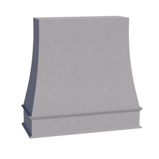 HLG - WRH4848: Light Gray Shaker 48"W x 48"H Wood Wall Mounted Range Hoods - homecabinets