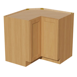 HT - LSB33: Timber Wood Shaker 33" 2 Doors Lazy Susan Corner Base Cabinet - homecabinets