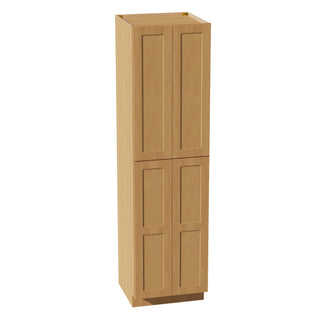 HT - TP2490: Timber Wood Shaker 24"W x 90"H x 24"D 4 Door & 5 Shelves Tall Shelf Pantry Cabinets - homecabinets