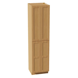 HT - TP2496: Timber Wood Shaker 24"W x 96"H x 24"D 4 Door & 6 Shelves Tall Shelf Pantry Cabinets - homecabinets