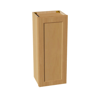 HT - W1536: Timber Wood Shaker 15"W x 36"H 1 Door & 2 Shelves Standard Wall Cabinet - homecabinets