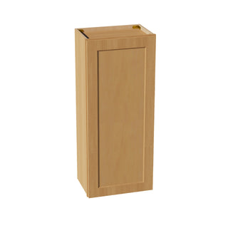 HT - W1842: Timber Wood Shaker 18"W x 42"H 1 Door & 3 Shelves Standard Wall Cabinet - homecabinets