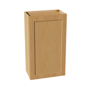 HT - W2136: Timber Wood Shaker 21"W x 36"H 1 Door & 2 Shelves Standard Wall Cabinet - homecabinets