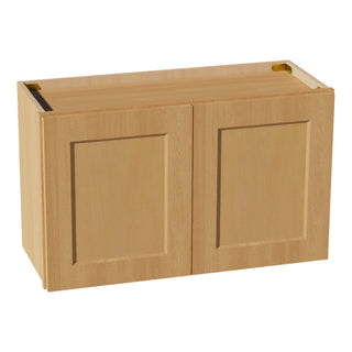 HT - W3018: Timber Wood Shaker 30"W x 18"H 2 Doors Standard Wall Bridge Cabinet - homecabinets