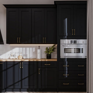 Iron Black - 18"W × 60"H Wall Tower Cabinet - homecabinets