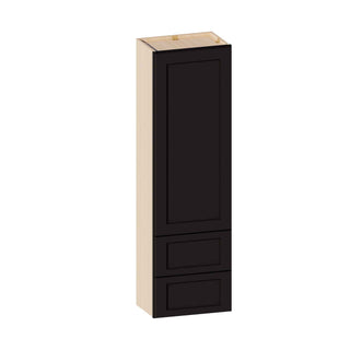 Iron Black - 18"W × 60"H Wall Tower Cabinet - homecabinets