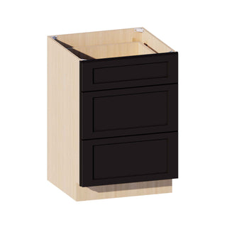 Iron Black - 24"W Vanity Drawer Base Cabinet - homecabinets