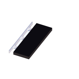 Iron Black - 30"W × 2 - 3/16"H Floating Shelf - homecabinets