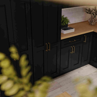 Iron Black - 30"W × 36"H Standard Wall Cabinet - homecabinets