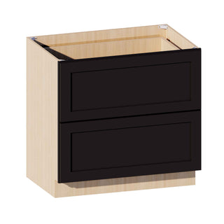 Iron Black - 30"W Drawer Base Cabinet - homecabinets