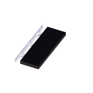 Iron Black - 36"W × 2 - 3/16"H Floating Shelf - homecabinets