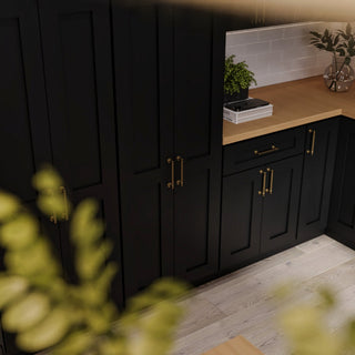 Iron Black Shaker 10x10 Kitchen - homecabinets
