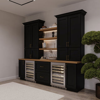 Iron Black Shaker 10x10 Kitchen - homecabinets