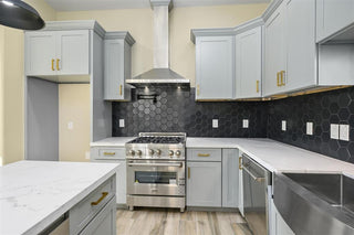 Kitchen Ash Gray Shaker 10x10 - homecabinets