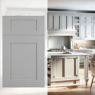 Kitchen Ash Gray Shaker 10x10 - homecabinets