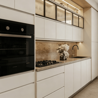 Matte Ivory 10x10 Kitchen - homecabinets