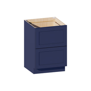 Navy Blue - 24"W Drawer Base Cabinet - homecabinets