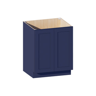 Navy Blue - 27"W Full - Height Door Base Cabinet - homecabinets