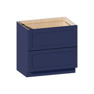 Navy Blue - 30"W Drawer Base Cabinet - homecabinets