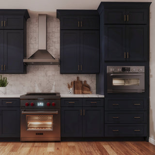 Navy Blue Shaker 10x10 Kitchen - homecabinets