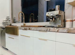 PRM-B24FD: Prime Mist White Frameless Shaker 24" Full Height Double Doors Standard Base Cabinet
